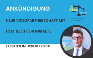 neue videopartnerschaft urheberrecht fsm rechtsanwaelte
